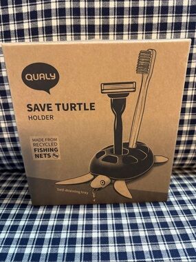 Save Turtle Holder - Brown Turtle Toothbrush & Razor Stand